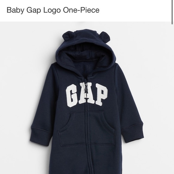 Baby Gap newborn footed one piece for fall - Picture 2 of 4